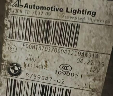Compre 8739647 BMW Luz esquerda