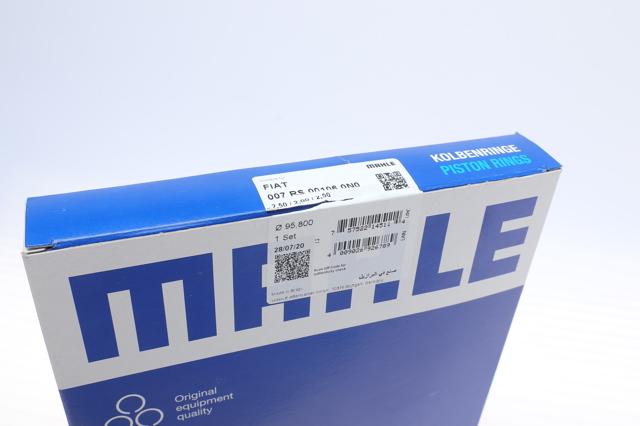Anéis do pistão para 1 cilindro, STD. 007RS001060N0 Mahle Original