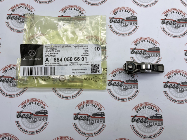 Balanceiro de válvula (balanceiro de válvulas) de admissão A6540506601 Mercedes