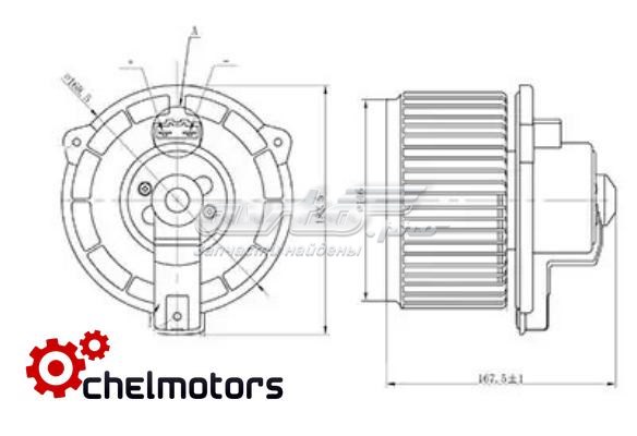 Motor de ventilador de forno (de aquecedor de salão) Luzar LFH1950 preço, a partir de 93,56 USD