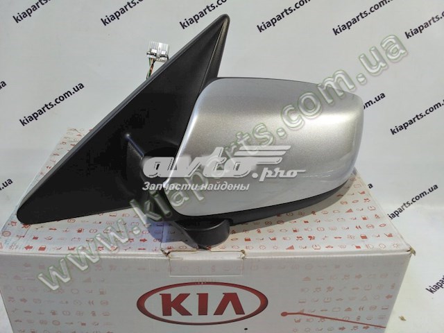 876102P410 Hyundai/Kia Espelho de retrovisão esquerdo