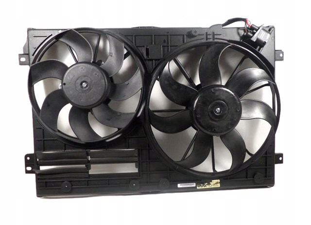 Ventilador elétrico de esfriamento montado (motor + roda de aletas) direito Polcar 957823W2