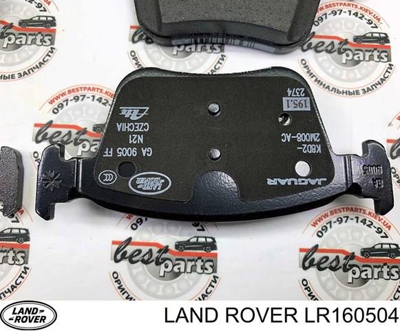 LR160504 Land Rover Sapatas do freio traseiras de disco