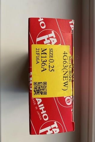 M136A025 Taiho Folhas inseridas principais de cambota, kit, 1ª reparação ( + 0,25)