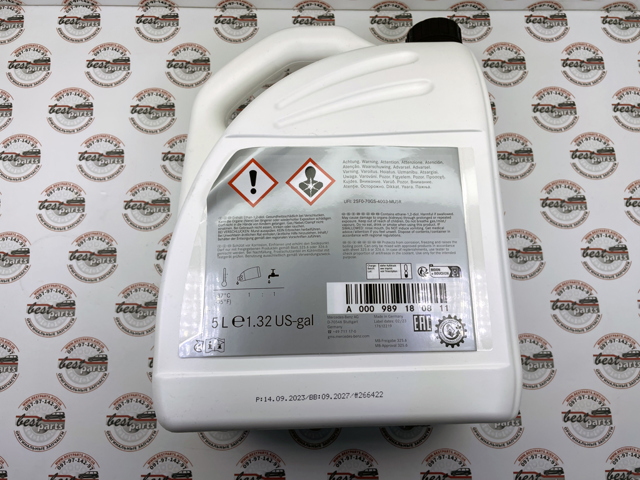 A000989180811 Mercedes Fluido de esfriamento