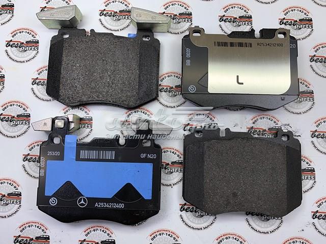 Sapatas do freio dianteiras de disco Mercedes A0004207902 preço, a partir de 146,21 USD