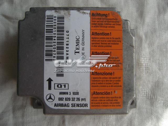 Módulo processador de controlo da bolsa de ar (Centralina eletrônica AIRBAG) Mercedes 0028203226