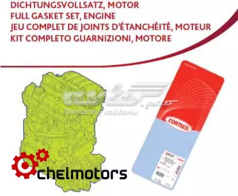430614P Corteco Kit de vedantes de motor completo