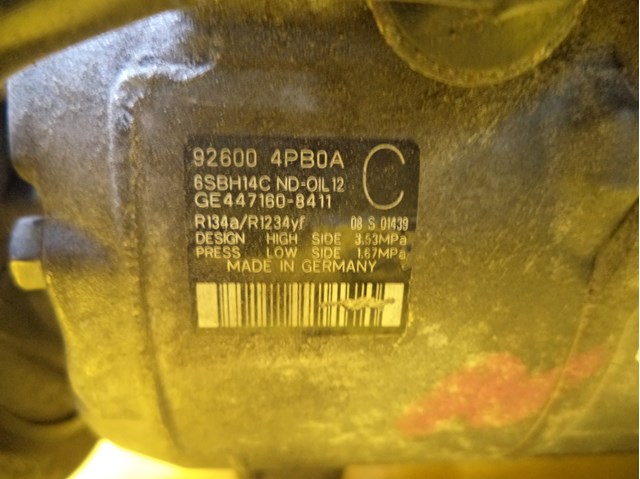 Compre 926004PB0A Nissan/Infiniti Compressor de aparelho de ar condicionado
