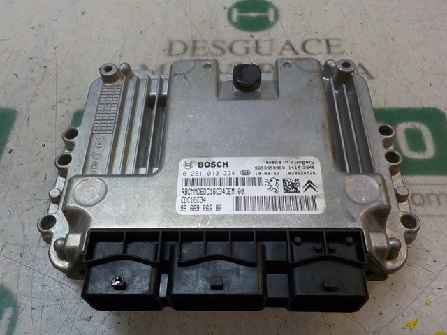 0281013334 Peugeot/Citroen Módulo de direção (Centralina eletrônica) de motor