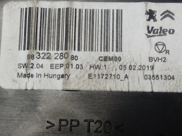 Compre 9832228080 Peugeot/Citroen 