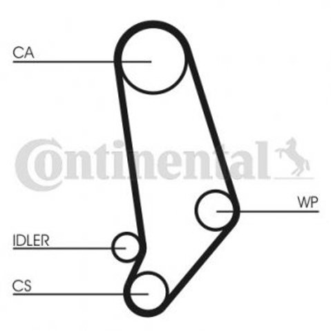 Compre CT539K1 Continental/Siemens Correia do mecanismo de distribuição de gás, kit