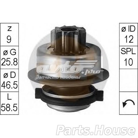 ZN0579 ZEN Roda-livre do motor de arranco
