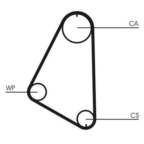 Compre CT526 Continental/Siemens Correia do mecanismo de distribuição de gás