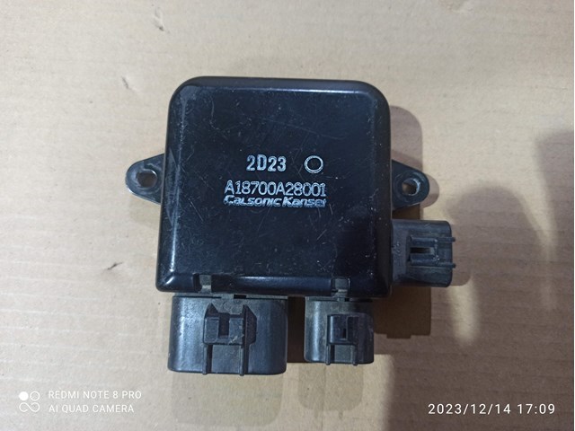 Compre A18700A28001 Nissan/Infiniti Regulador de revoluções de ventilador de esfriamento (unidade de controlo)