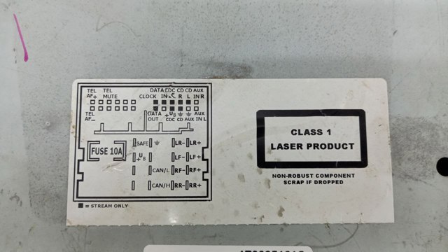 Aparelhagem de som (rádio AM/FM) 1Z0035161C VAG