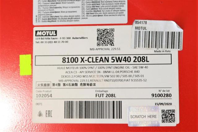 854178 Motul Óleo para motor
