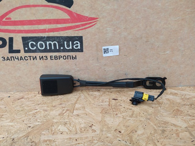 9816315480 Peugeot/Citroen Barra (fecho) dianteira de fixação da correia de segurança