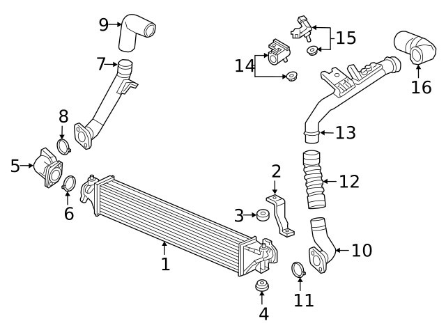Radiador de intercooler Honda 197105AAA01