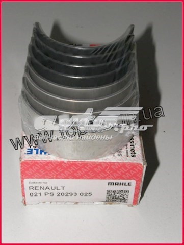 Folhas inseridas de cambota de biela, kit, 1ª reparação ( + 0,25) 021PS20293025 Mahle Original