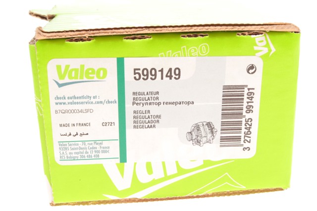 Relê-regulador do gerador (relê de carregamento) 599149 VALEO