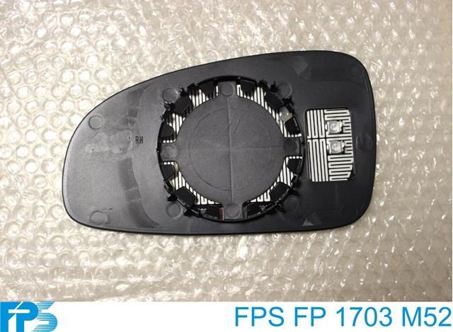 Elemento espelhado do espelho de retrovisão direito FPS FP1703M52 preço, a partir de 17,07 USD