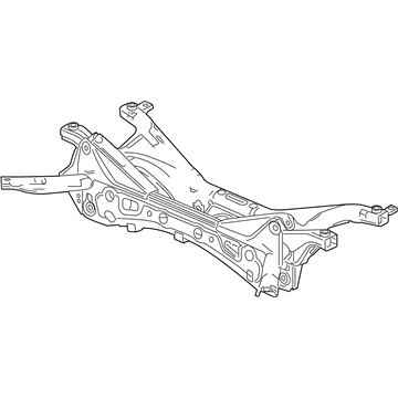 Viga de suspensão traseira (plataforma veicular) para Honda Civic X FC, FK