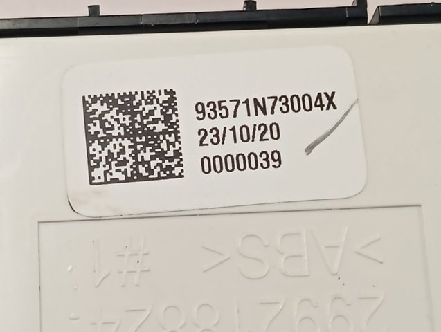 Botão dianteiro esquerdo de ativação de motor de acionamento de vidro Hyundai/Kia 93571N73004X