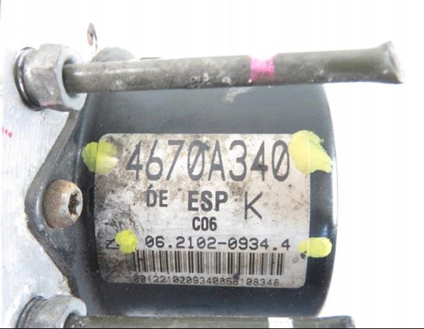Compre 4670A340 Peugeot/Citroen Unidade hidráulico de controlo ABS