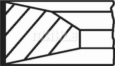 Anéis do pistão para 1 cilindro, STD. Mahle Original 03873N0 preço, a partir de 66,16 USD