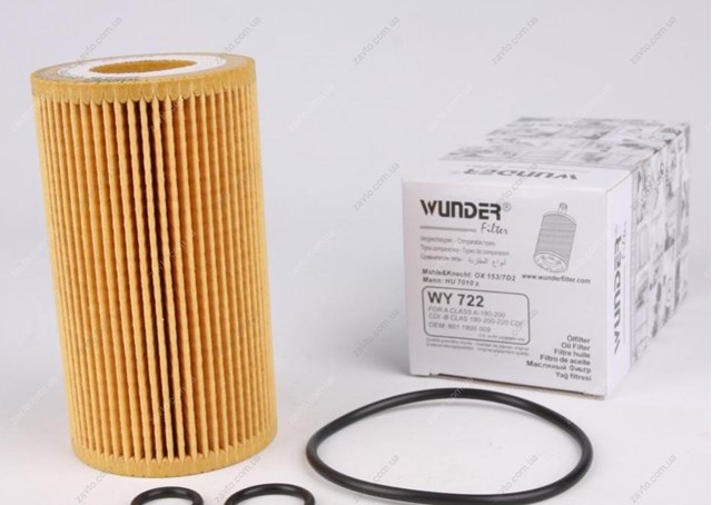 Filtro de óleo Wunder WY722 preço, a partir de 9,10 USD