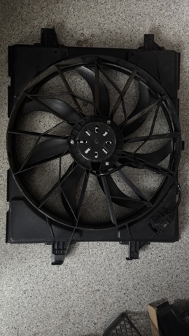 Difusor do radiador de esfriamento, montado com motor e roda de aletas FP2408W01 FPS