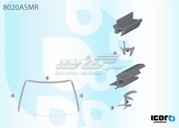 Moldura de pára-brisas para Suzuki Grand Vitara  FT, HT