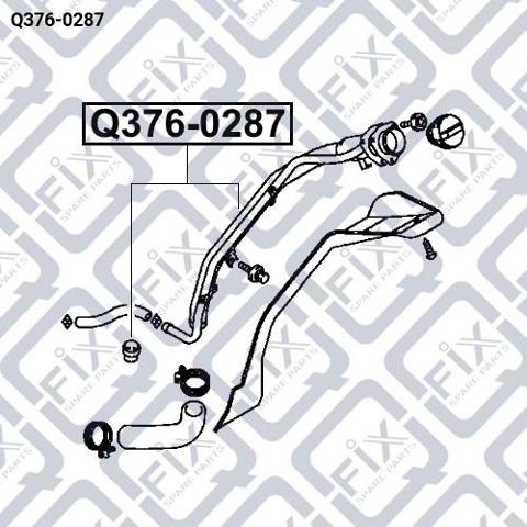 Gargalo de enchimento do tanque de combustível Q-fix Q3760287