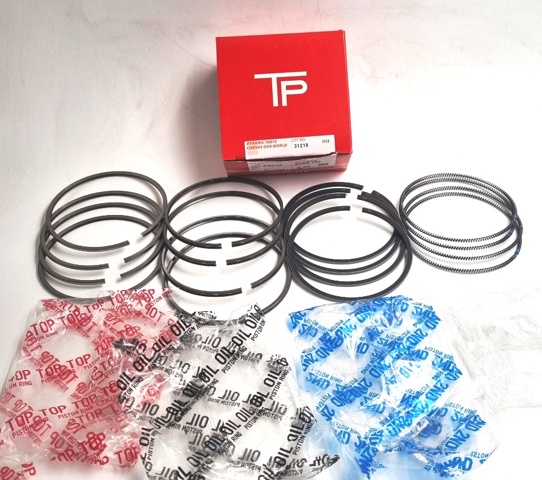 Kit de anéis de pistão de motor, 2ª reparação ( + 0,50) 33979050 TPR