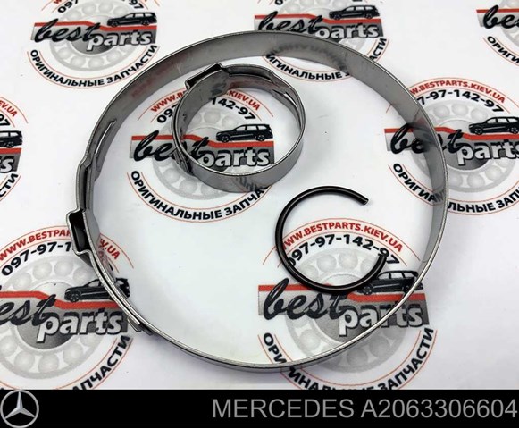 Bota de proteção externa de junta homocinética do semieixo dianteiro A206330660464 Mercedes