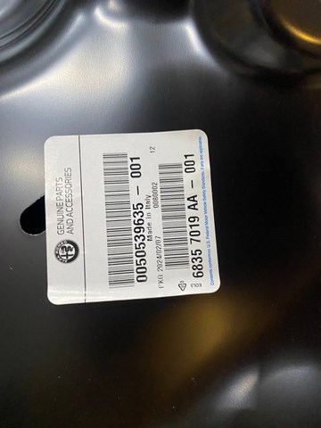 Capota 50539635 Fiat/Alfa/Lancia