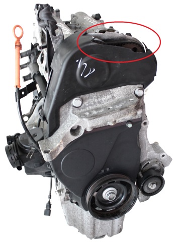 BBZ VAG Motor montado