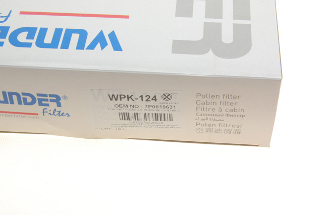 WPK124 Wunder Filtro de salão