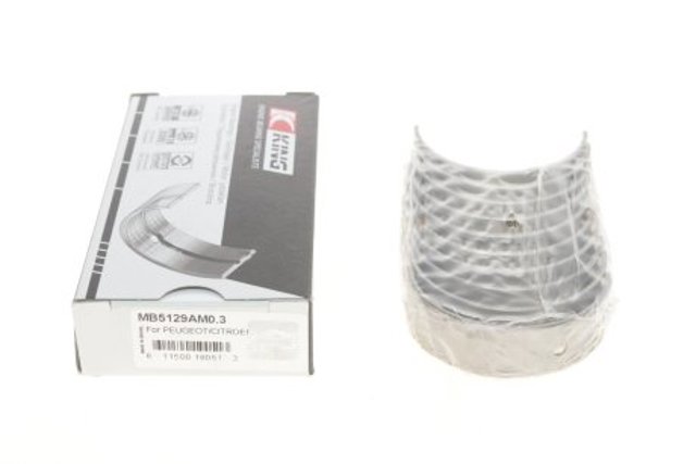 Folhas inseridas principais de cambota, kit, 1ª reparação ( + 0,25) MB5129AM03 King
