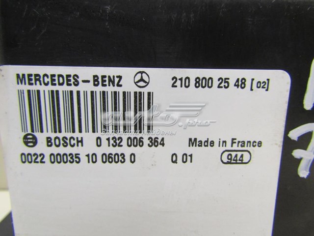 Bomba do sistema pneumático de carroçaria Mercedes A2108002548