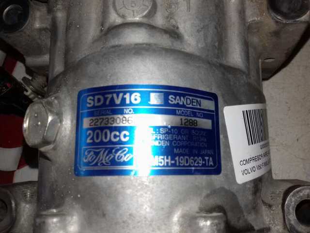 Compressor de aparelho de ar condicionado 3M5H19D629TA Volvo
