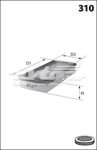 Compre ELP9470 Mecafilter Filtro de ar