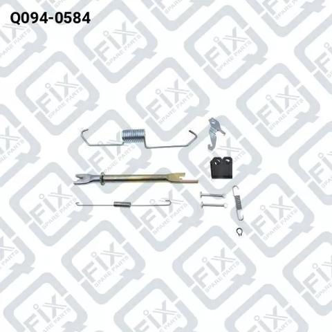 Mecanismo de aproximação (de auto-aproximação) das sapatas de tambor (kit de reparação levadiça) Q-fix Q0940584 preço, a partir de 25,42 USD