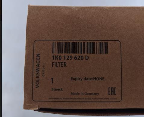 1K0129620G VAG Filtro de ar