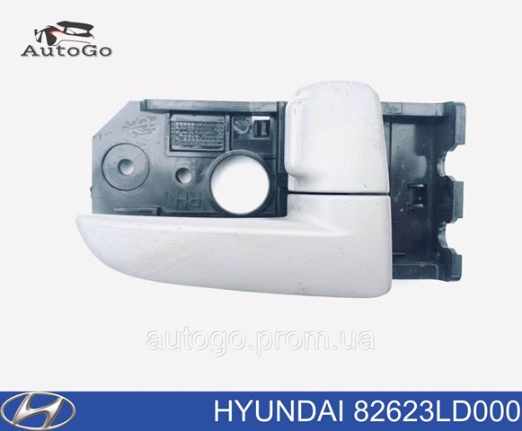 82623LD000 Hyundai/Kia Maçaneta interna direita da porta traseira
