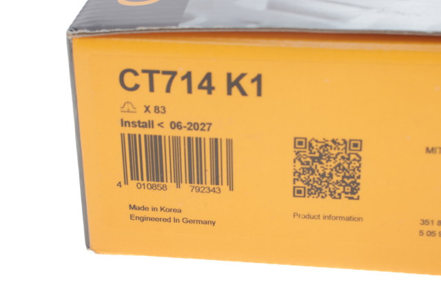 Compre CT714K1 Continental/Siemens Correia do mecanismo de distribuição de gás, kit