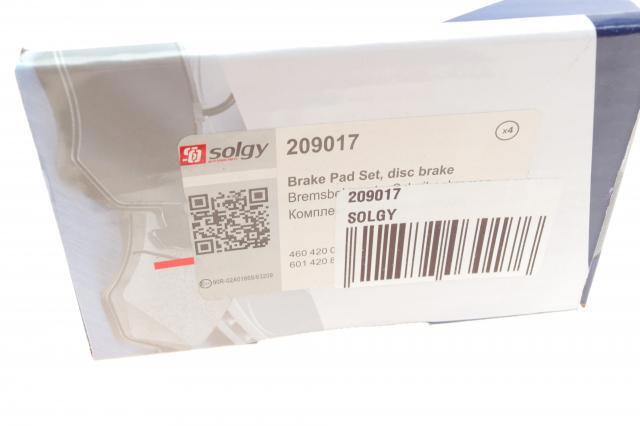 Sapatas do freio dianteiras de disco Solgy 209017 preço, a partir de 23,52 USD