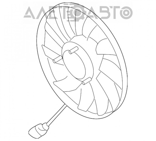 Compre 35959007 AND Ventilador elétrico de esfriamento montado (motor + roda de aletas) esquerdo