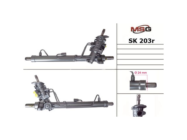 Cremalheira da direção MSG Rebuilding SK203R preço, a partir de 70,23 USD